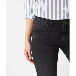 Jean Femme Bootcut gris foncé en coton
