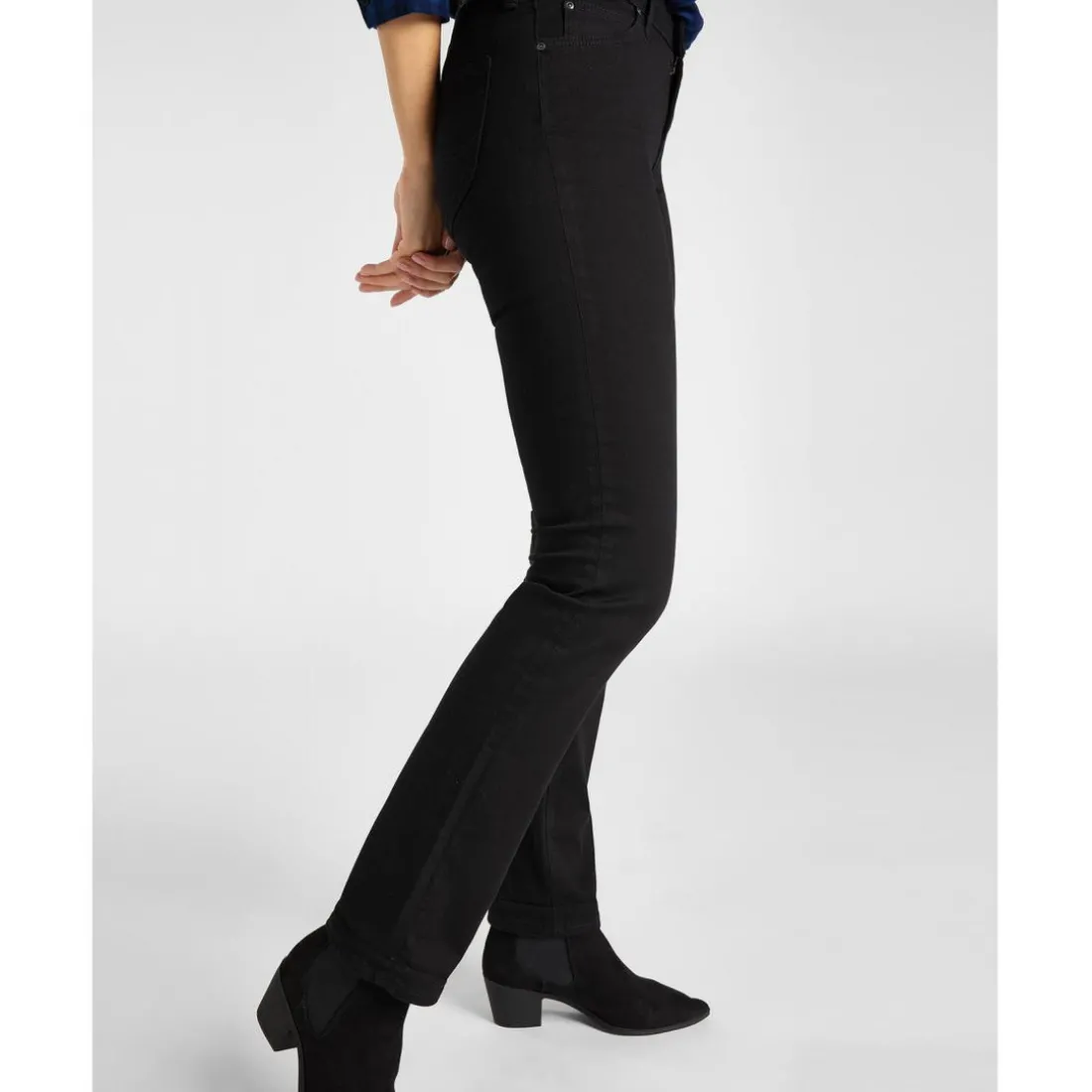 Jean Femme droit Marion Straight Noir longueur 31