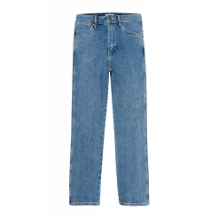 Jean femme droit Wild West Bleu Stone en coton