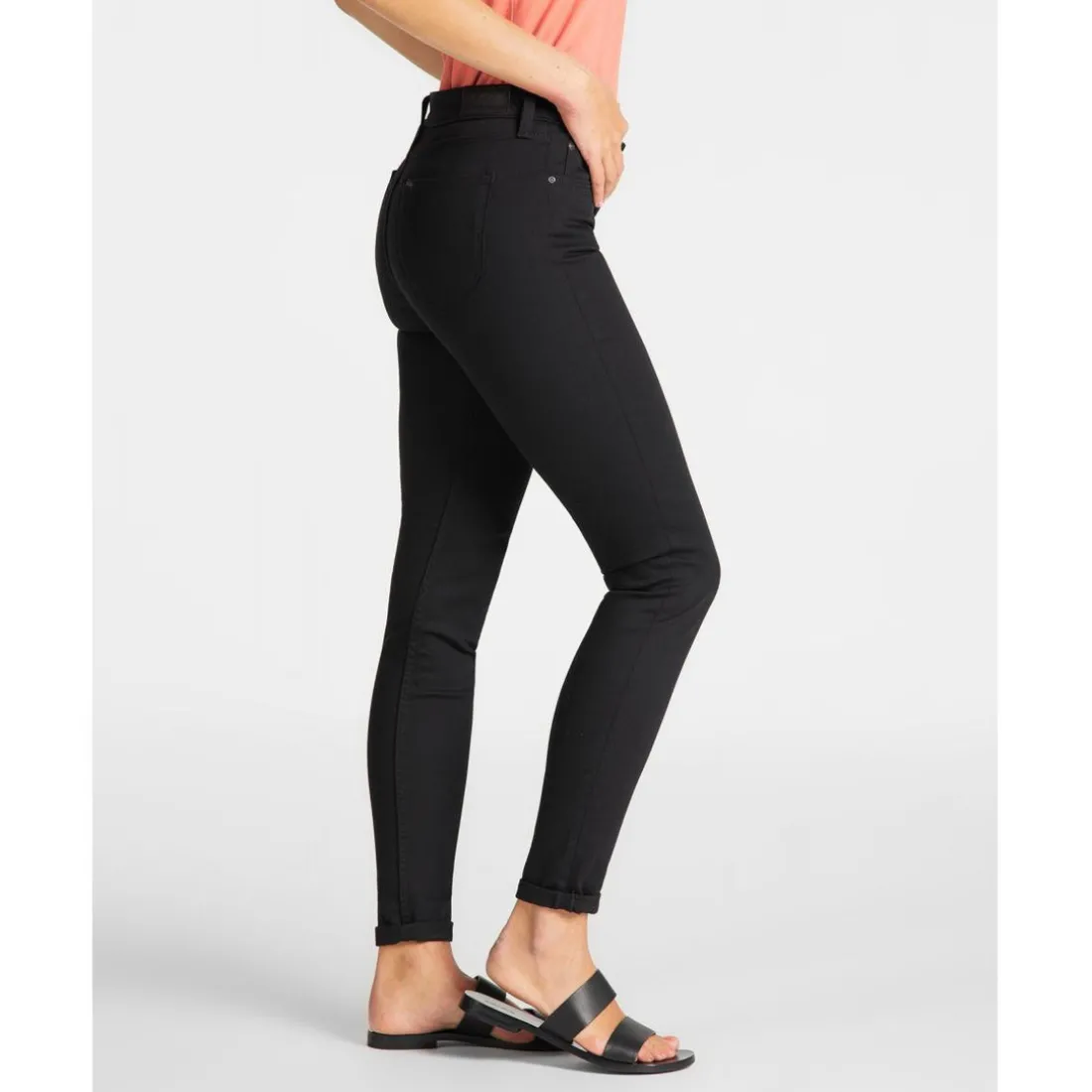 Jean femme slim noir Scarlett longueur 31 en coton