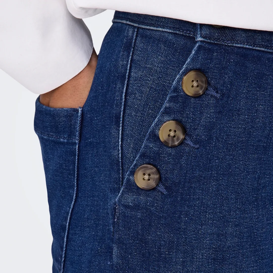 Jean Flare ONLMADISON - Bleu en coton Wynn