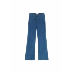 Jean Flare Sonny - Bleu Stone en coton