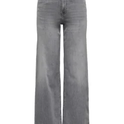Jean Flare Taille haute ONLMADISON - Gris en coton Molly