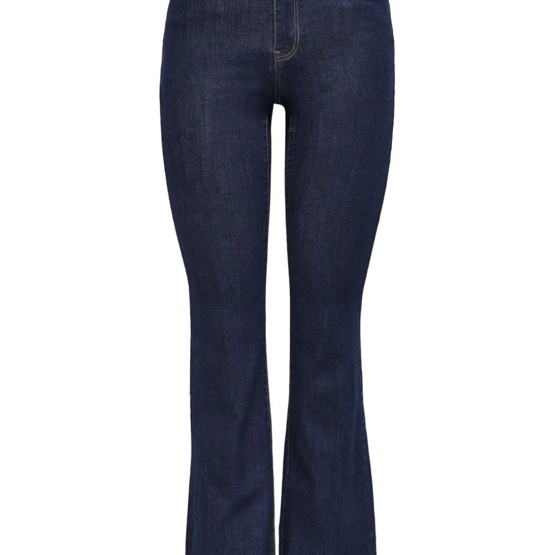 Jean flare Wauw Gua030 bleu denim en coton Kaye