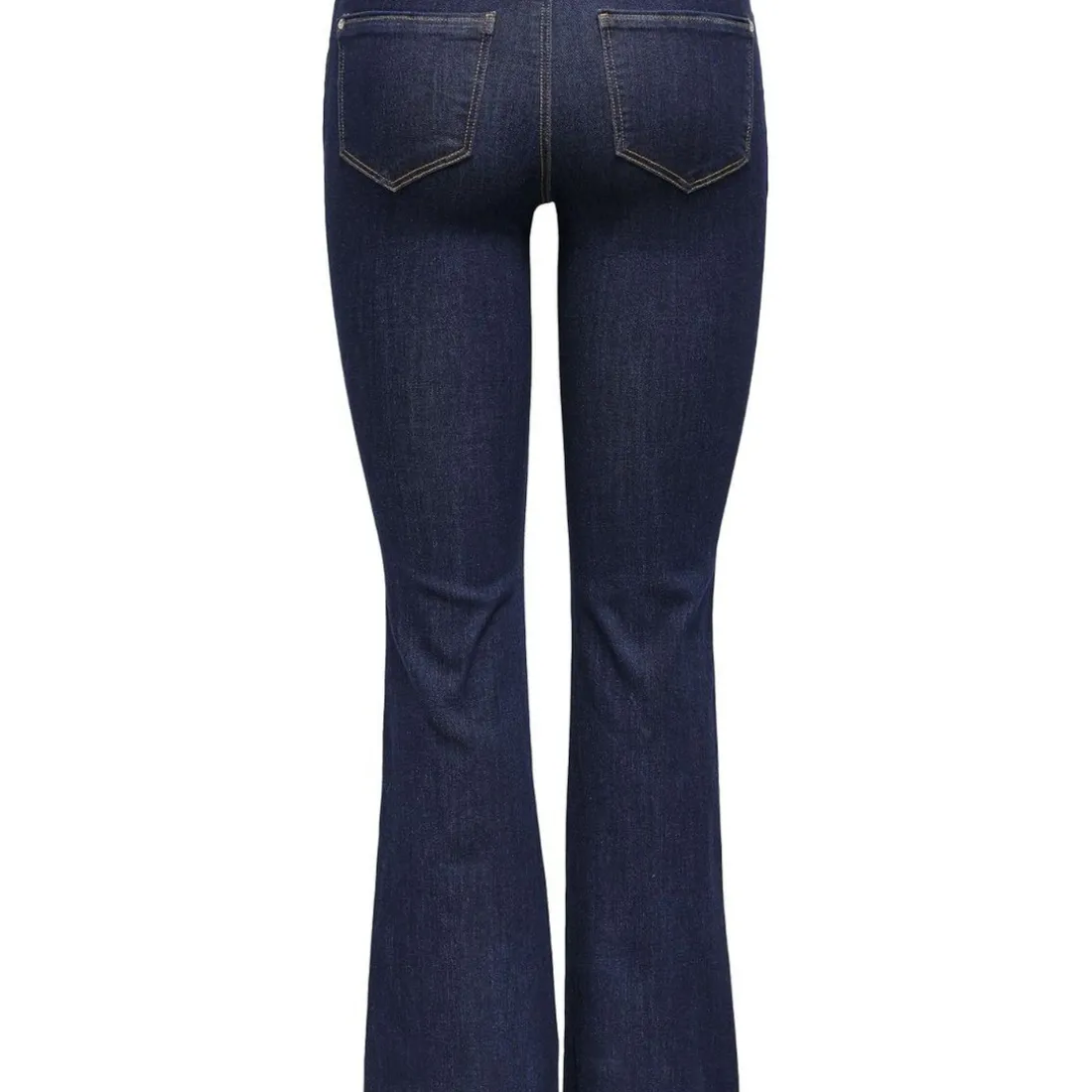 Jean flare Wauw Gua030 bleu denim en coton Kaye