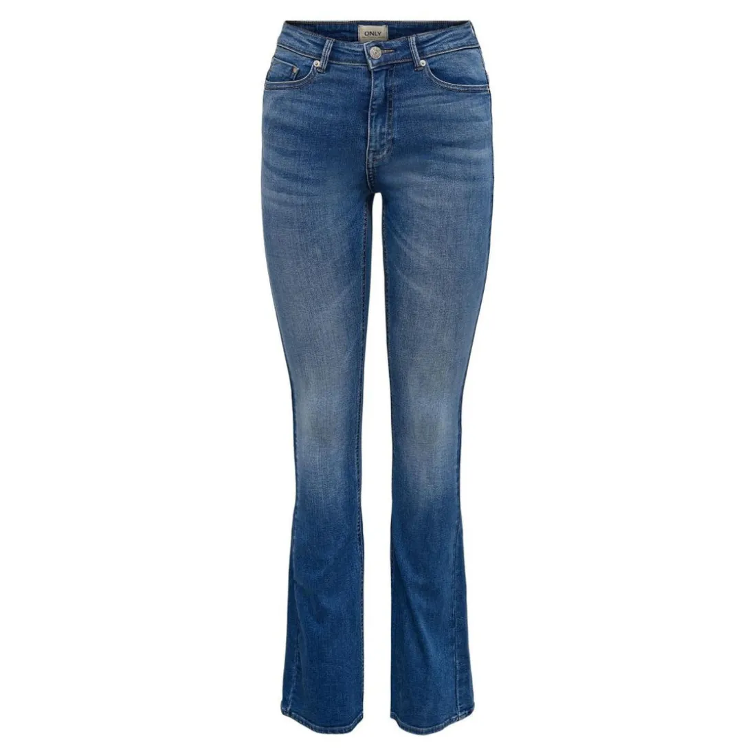 Jean flared bleu en coton Hope
