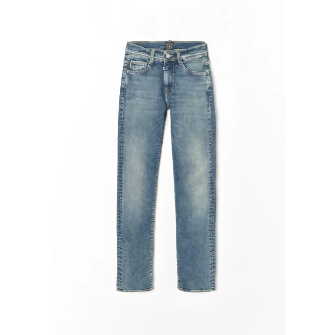 Jean garçon, slim BLUE JOGG, longueur 34 bleu Leif en coton
