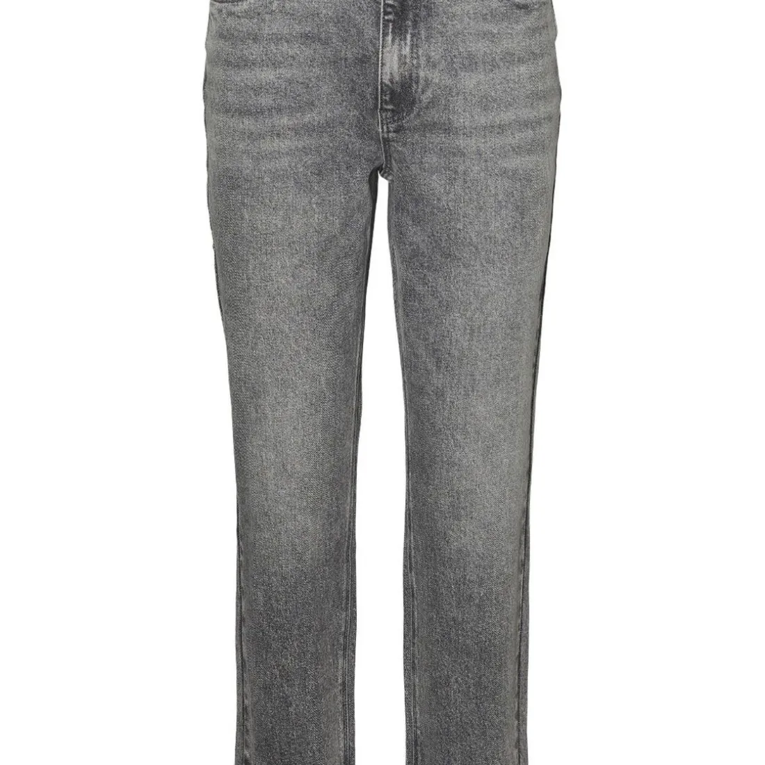 Jean mom en coton Linda gris Hazel