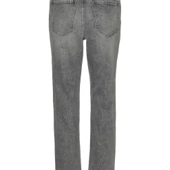Jean mom en coton Linda gris Hazel