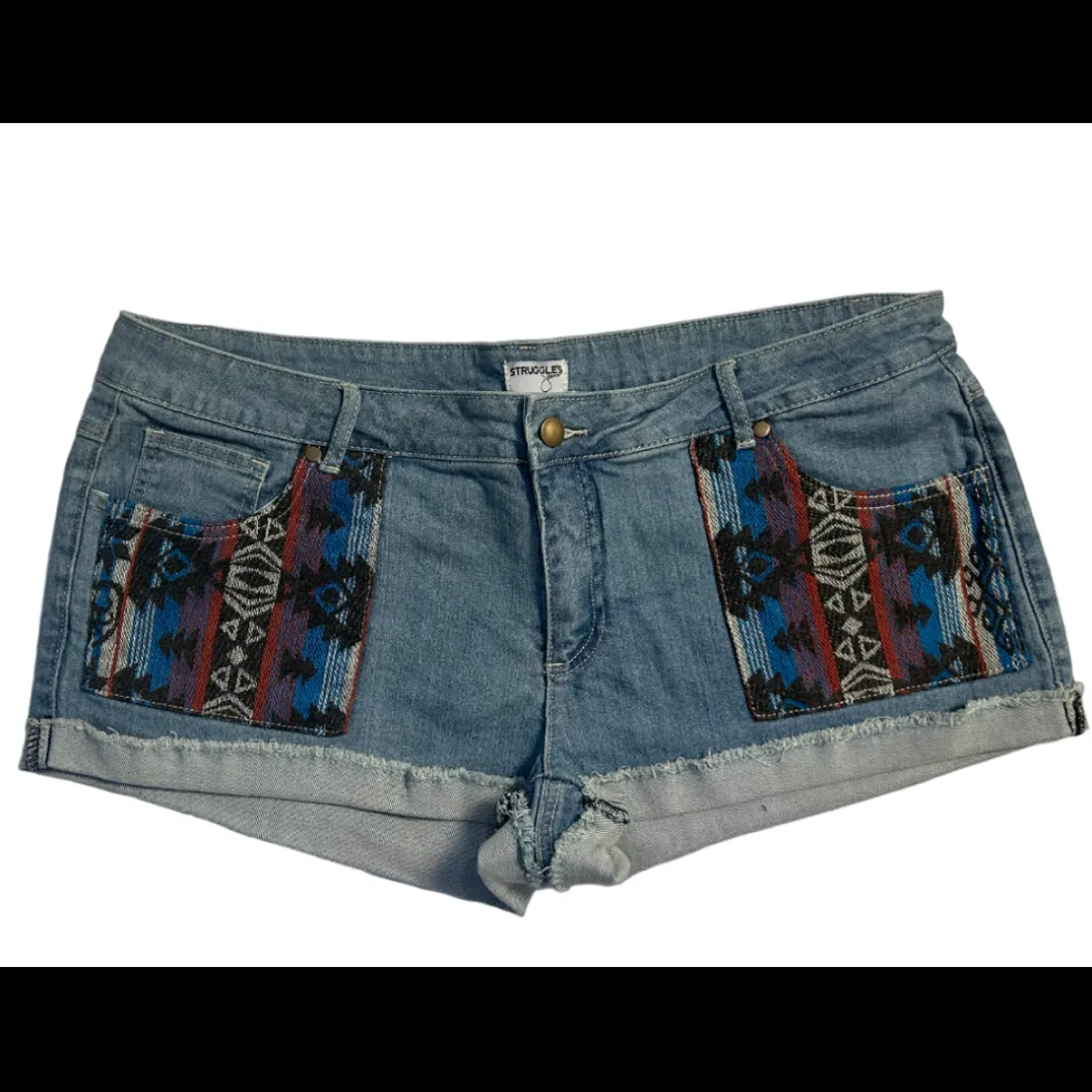 Jean short Denim Bleach bleu