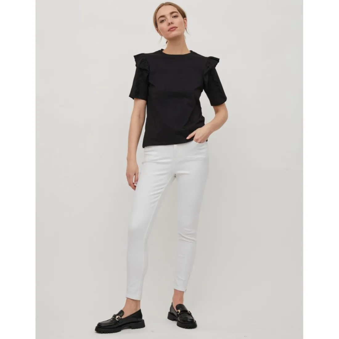 Jean skinny blanc