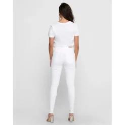 Jean skinny blanc en coton Cara