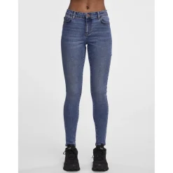 Jean skinny bleu en coton Dina