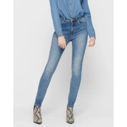 Jean skinny bleu en coton Uma