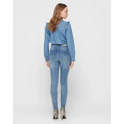 Jean skinny bleu en coton Uma