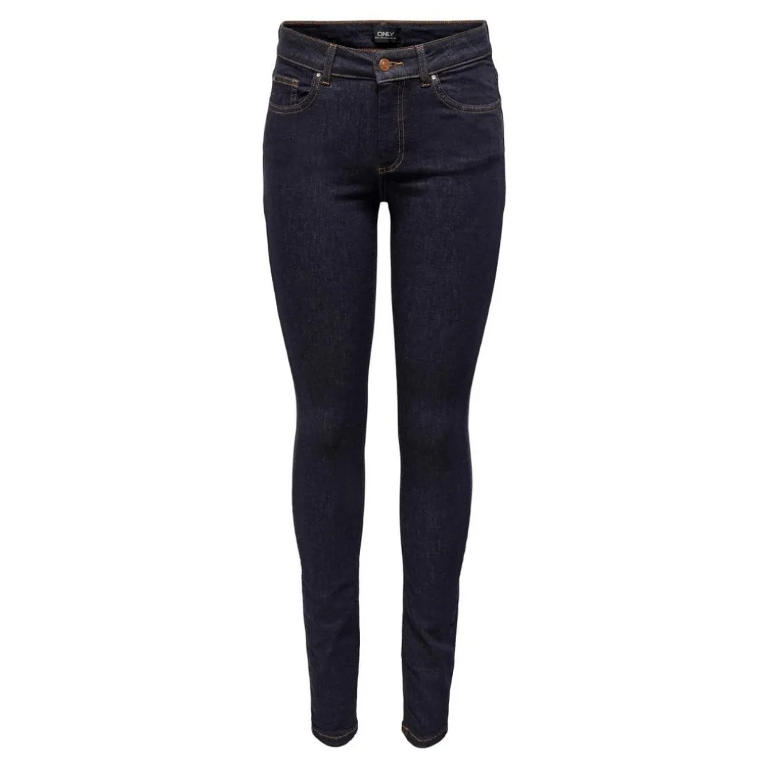Jean skinny bleu en coton Nina