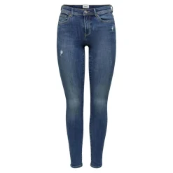 Jean skinny bleu en coton Lise