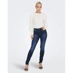 Jean skinny bleu en coton Kaye