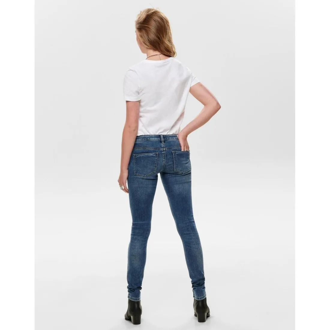 Jean skinny bleu en coton Zadie