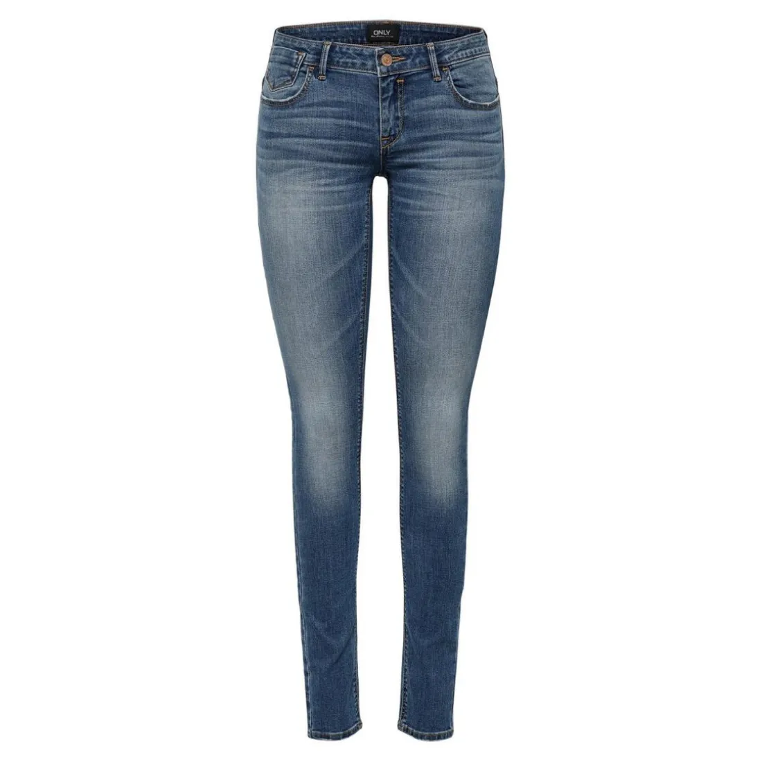 Jean skinny bleu en coton Zadie