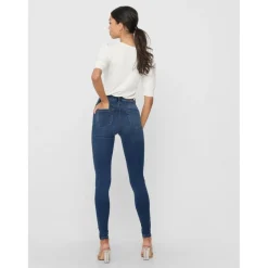 Jean skinny bleu en coton Xena