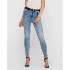 Jean skinny bleu en coton Ode