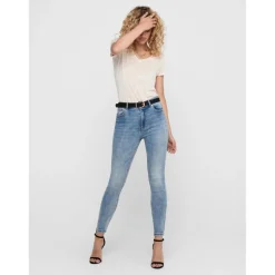 Jean skinny bleu en coton Ode