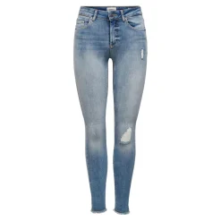 Jean skinny bleu en coton Lou