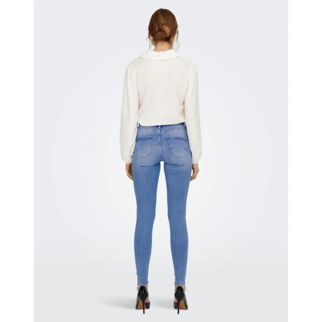 Jean skinny bleu en coton Xia