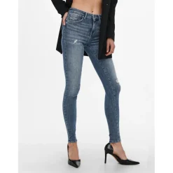 Jean skinny bleu en coton Ula
