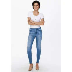 Jean skinny bleu en coton Nola