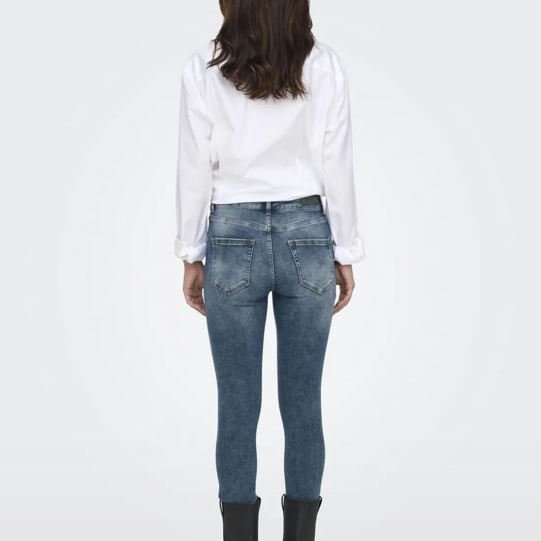 Jean skinny Blush Mid Rea593 bleu en coton Gwen