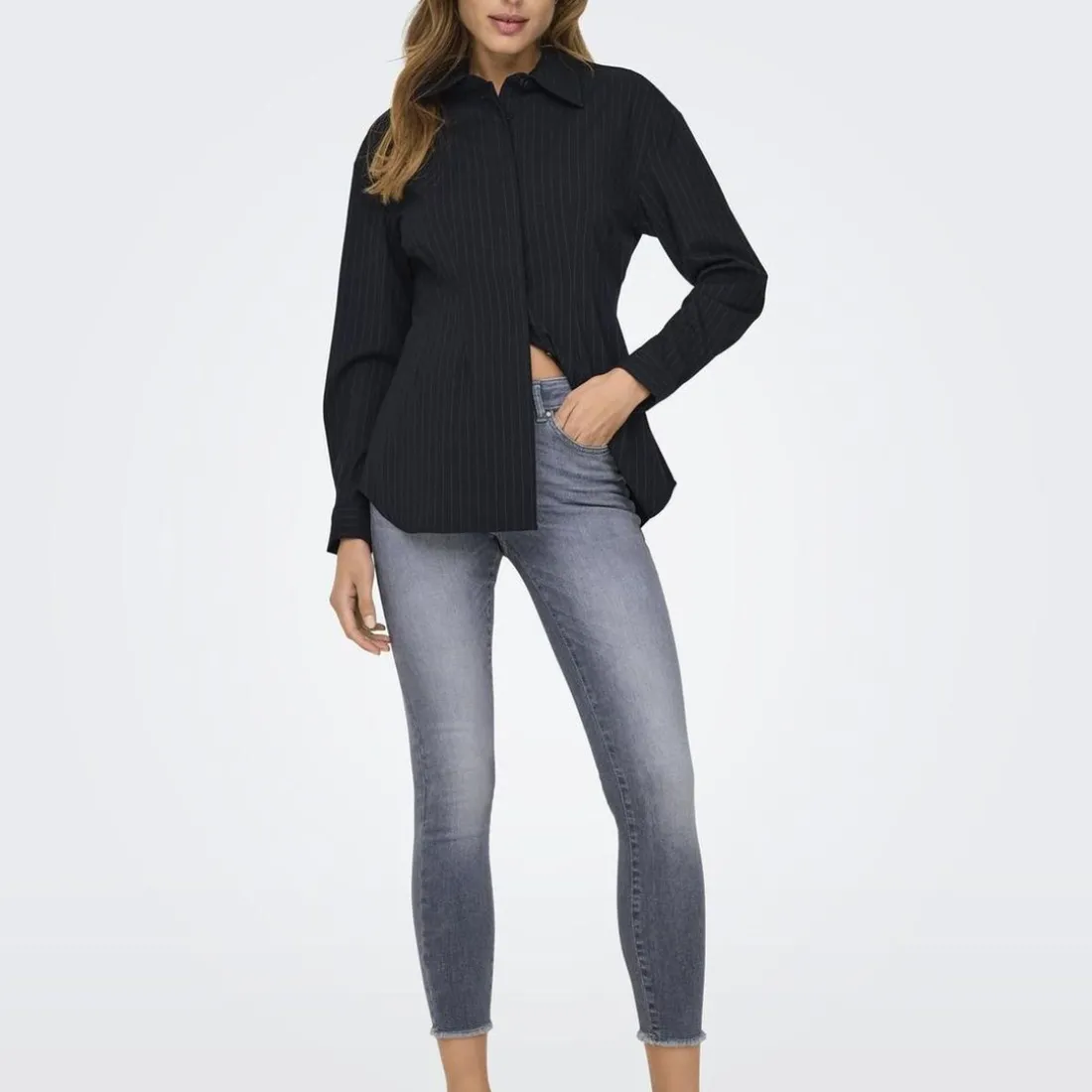 Jean skinny Blush Mid Tai270 gris en coton Pax