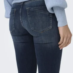 Jean skinny Blush noir en coton Gia
