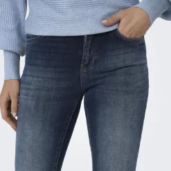 Jean skinny Blush noir en coton Gia