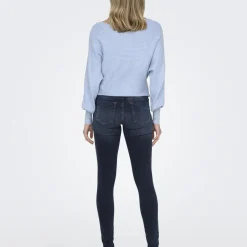 Jean skinny Blush noir en coton Gia