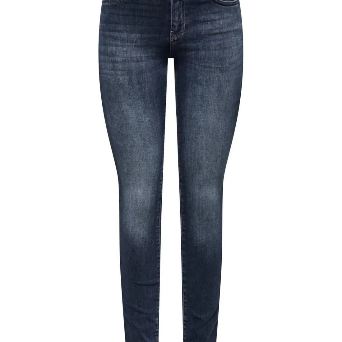 Jean skinny Blush noir en coton Gia