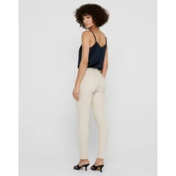 Jean skinny écru en coton
