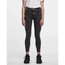 Jean skinny Delly Gris foncé en coton Eva