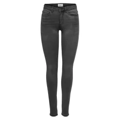 Jean skinny gris en coton Léa