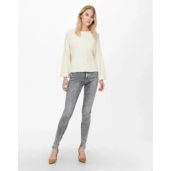 Jean skinny gris en coton Willa