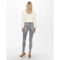 Jean skinny gris en coton Willa