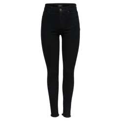 Jean skinny Longueur cheville noir en coton Julia