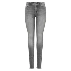 Jean skinny Longueur cheville gris en coton Xia
