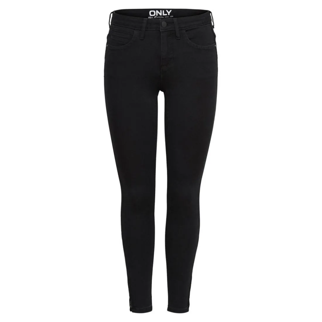 Jean skinny Longueur cheville noir en viscose