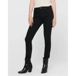 Jean skinny noir en coton modal Tess