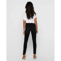 Jean skinny noir en coton Lina
