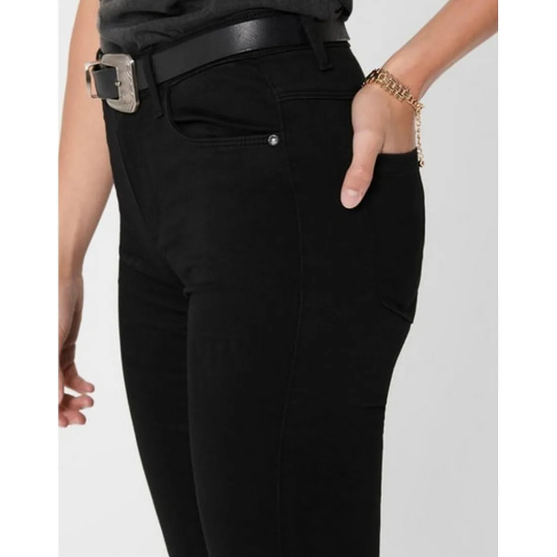 Jean skinny noir en coton Cleo