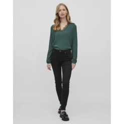 Jean skinny noir en coton Elsie