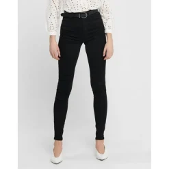 Jean skinny noir en coton Anya